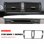 BMW 1. seeriale E87 E81 E82 E88 08-13 s&uuml;sinikkiust kliimaseadme &otilde;huava katte viimistluskleebis siseaksessuaar