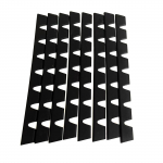 Auto eesmine p&otilde;rkeraua alumine kriimustusvastane riba kriimustuskaitse kaitseraua kaitseraua kaitse kokkup&otilde;rkevastane, langetatud must