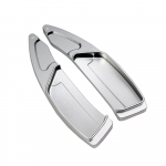 1paar auto alumiiniumist rooliratta k&auml;iguvahetaja Peugeot 3008 5008/GT roolilaba k&auml;iguvahetajate pikendus must