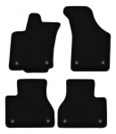 Dywaniki welurowe BASIC czarne do: VW Phaeton sedan z gaśnicą (2002-2016)