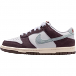 Nike Dunk Low SE GS Valge Burgundia Laste Tossud Punane Burgundia-Tuhk Team-Crimson IB5691-100 37.5