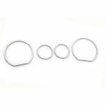 Chrome Styling Dashboard Gauge Ring Set for BMW E36 (models 90-00, with VDO speedometer only)