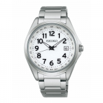 Seiko Selection Titaanist P&auml;ikeseenergial t&ouml;&ouml;tav Kell Maailmaajaga SBTM327 Raadiojuhitav