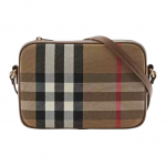 Burberry Klassikaline ruuduline l&otilde;uend Nahast &otilde;lakott Naiste kotid Beež 80844951 Basic Set (Bag+Dust Bag)