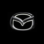 2025 Kuuma LED-m&auml;rgiga Auto Tagumine Esitulede Embleem Logo Kaunistus Mazda 2 3 6 CX7 8 CX5 MX5 323 Tarvikutele Auto Stiil Pagasiruum 10.1cm X 7.90cm valge
