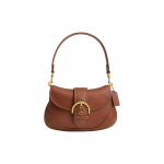 Coach Soho 26 Logoga Taaskasutatud Nahast &Otilde;lakott-Tote Keskmine Naiste k&auml;ekotid Sadulav&auml;rvi CR699-B4L4A Basic Set (Bag+Dust Bag)