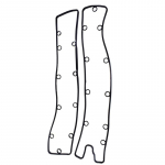 0249A4 Klapikatte tihendid Tihendi kate S&uuml;&uuml;tek&uuml;&uuml;nla avad Silindripea kate 0249A4 0249A5 Peugeot 206CC 307 406 407 607 Citroen C4 C5 jaoks