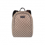Gucci Vintage Logo Kangast ja Nahast Seljakott Unisex Seljakotid Eebenipruun 449906-KY9NN-9873 Regular Edition,Basic Set (Bag+Dust Bag)