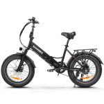 SAMEBIKE LOTDM200-II Kokkupandav Elektrijalgratas, 20 x 4.0 Paksude Rehvidega M&auml;gi-Elektrijalgratas 48V 13Ah Eemaldatava Akuga must