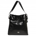 Adidas Originals Kolmeleheline Metalllogo Pol&uuml;uretaan Crossbody &Otilde;lakott Suur Naiste kotid Must KS5157 Black