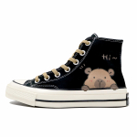 Converse Chuck 70 Wild Dream Collection, Capybara Slip Resistant Abrasion Resistant High top Canvas Shoes Unisex 162050C(Team271-) 35