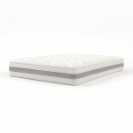 The White Stone Ergonoomiline ja hingav madrats 20 cm | Looduslik mugavus ja k&otilde;rge j&auml;ikusega Skandinaavia disain | Valmistatud Itaalias 160 x 190 cm valge