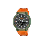 Casio G-Shock Hidden Coast Suvine Stiil Kvartsist K&auml;ekell Meeste kellad Hall GA-2100HC-4AER Orange Strap