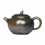 Hiina teekann Yixing purpurse savipoti puup&otilde;letusotsad, lillepott, melonikann, teekann Kung fu teekomplekt China