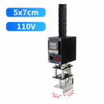 ZONESUN ZS-HST1 K&auml;eshoitav kuumstantsimismasin Kuumapress Digitaalne nahat&ouml;&ouml;riist Paber Puit Kohandatud logo Fooliumitempel 110 volts 5x7cm Printing Area