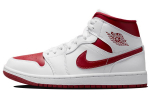 Air Jordan 1 Mid 'White Pomegranate' Naiste BQ6472-161 44.5
