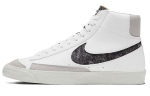 Nike Blazer Mid 77 Vintage Taaskasutatud Villapakett - Valge Hele Suitsuhall CW6726-100 42