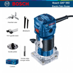 Bosch GKF 550 Elektriline trimmer 550W 220V Multifunktsionaalne peopesa ruuter 33000 p/min Elektriline freesimiss&uuml;steem K&auml;sitrimmer Puidut&ouml;&ouml;tlemismasin