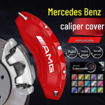 Mercedes pidurisadula katteid: AMG komplekt C-klassile C260L, E300L, A200L, CLA220 - Alumiiniumisulamist modifikatsioon. GLS-Class - pair of caliper covers (2 pieces) red