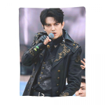 Uus saabumine Singer Dimash Tekid Pehme Soe Flanell Visketekk Kate Voodi Elutuba Piknikuks Reisimine Kodu Diivan 150x200cm