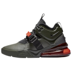 Nike Air Force 270 Summutus Libisemisvastane Summutus Libisemisvastane Keskmise k&otilde;rgusega Vabaajajalatsid GS Must Punane AJ8208-300 38
