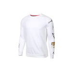 Air Jordan Sport Vabaaja Prindiga &Uuml;mmarguse Kaelusega Pikkade Varrukatega Dressipluus Meeste Topid Valge CD5872-100 XXXL