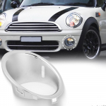 Kroomitud esitulede udutulede lambi dekoratiivr&otilde;ngas Kate Mini Cooper R55 R56 R57 pre-LCI 2007 2008 2009 2010 2011 jaoks 51112753661