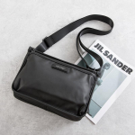 Korea Mood Meeste ja Naiste &Otilde;lakott Vabaaja K&otilde;ik-asjad-mahub Sisse Isikup&auml;rane Crossbody Kott Lihtne T&ouml;&ouml;le-k&auml;imise Messenger Kott Moodne V&auml;ike Ruudukujuline Kott must
