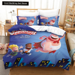 Moodne Multifilm Kawaii Kapten P&uuml;ksikud Voodipesukomplekt &Uuml;he Twin T&auml;is Queen King Suuruses Voodikomplekt T&auml;iskasvanu Laps Magamistoa Tekikoti Komplektid 135x200cm