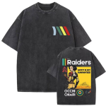 Naljakad &Auml;rge Tulistage Arc Raiders Graafilised T-s&auml;rgid M&auml;ng Vintage Pesitud 100% Puuvillane T-s&auml;rk Mehed Naised Harajuku &Uuml;legabariidiline T-s&auml;rk Topid M black