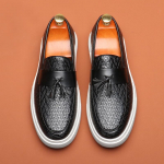 Moodsad Uued Luksuslikud Meeste Slip-on Kingad Tuttidega Loaferid Vabaaja Nahast Kingad Mehelikud K&otilde;nnitossud Tenis Masculino Zapatos Hombre 38