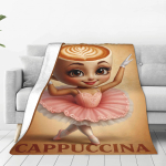 Ballerina Cappuccina Kollektsioon Tekk Kvaliteetne Soe Pehme Voodipesu Viska S&uuml;gis T&uuml;drukud Poisid Diivan Voodi Kohev Voodikate 130x150cm brown
