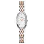 LONGINES Waltz Seeria Kvartsmehhanismiga 30 Meetrit Veekindel Naiste K&auml;ekell &Scaron;veitsi Roostevabast Terasest Korpus Roostevabast Terasest 18K Roosakulla Rihm L2.305.5.87.7 kuld