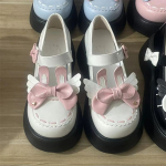 Naiste pumbad &uuml;mara ninaga ja lipsuga Armsad Jaapani stiilis Lolita kingad naistele Must Kawaii Elegantne kleit Ehtne m&auml;rk Luksusbr&auml;nd 35