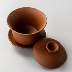 Lillast savist Gaiwan teekomplekt Elegantne Gaiwan Hiina teetass Tean&otilde;u kaanega kauss alustass teeleotamiseks teetass