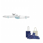 Swarovski Luik Roodiumiga kaetud K&auml;ev&otilde;rud Naistele Sinine F-Branded gift bag