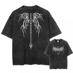 Streetwear Anime Prindi Harajuku Vintage T-s&auml;rk Pesta L&uuml;hikeste Varrukatega &Uuml;le suuruse T-s&auml;rk Meeste Vabaaja T-s&auml;rgid Topid S mitmev&auml;rviline