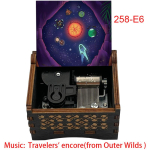 M&auml;ngu Outer Wilds Puidust Muusikakarp 18 Nooti &Uuml;leskeeratav R&auml;ndajate Lisapala Muusikamehhanism Eriline Armas Kingitus S&otilde;prade S&uuml;nnip&auml;evaks (as the picture,Small)