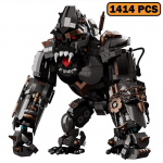 1414 TK Mehaaniline Gorillamudel Ehitusklotside Komplekt Tehniline Loom Ahv &Scaron;impans Roboti Figuurid Klotsid M&auml;nguasjad T&auml;iskasvanute Kingitused 1414 PCS