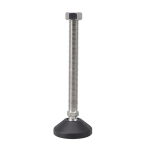 Hiina tootja m8 m10 m12 m16 m20 m24 7916 80D m20*100/120/150/200mm jalamount M&ouml;&ouml;bel Plastikust reguleeritavad jalad kumm (Black,m20) must