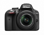 Nikon D3300 digitaalne peegelkaamera VR II objektiiv Must 18-55 komplekt, (D3300LKBK) must
