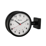 Dulton Kahepoolne A Seinale K&otilde;rgus Laius S&uuml;gavus Kell, Must. v&auml;ike, kahepoolne kell. M&otilde;&otilde;tmed 205mm, 285mm, 90mm. (S624-659BK) must