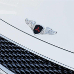 Mitsubishi L200 Pajero RALLIART ASX Lancer Outlander Mirage Eclipse Auto Metall Kroomitud Embleem Esiosa Kapoti M&auml;rgi Kaunistus PO2