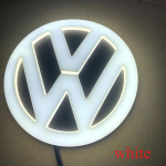 Uus 4D LED Volkswageni logo valgustus ees ja taga logo kleebised sobivad Tiguanile/Passatile/Golfile/Polole/Jettale/Beetle'ile/CC-le/MK5/ ql3