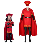 Koletis Shrek, Printsess Fiona Cosplay Kost&uuml;&uuml;m, Printsess Fiona Roheline Kleit cos Kost&uuml;&uuml;m L red