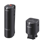 Sony ECM-W1M Bluetooth traadita mikrofonis&uuml;steem, saatja + vastuv&otilde;tja, MI-kinnitus, kuni 100 m leviala, must must