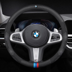 Auto s&uuml;sinikkiust nahast rooliratta kate BMW M E39 E46 E60 E70 E87 E90 F10 F15 F20 F25 F30 G05 G20 G30 X1 X3 X4 X5 X7 M2 M3