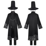 Film Deemonik&uuml;tid Saja Poiste Kost&uuml;&uuml;m Kpops Sajaboy Jinu Must Deemoni Riietus Halloweeni Peokost&uuml;&uuml;m 2XL black
