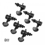 Sulamist metallist elektrikitarri masinapead, nupud, keelpillide h&auml;&auml;lestuspulga lukustamine 3L3R must