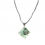 Les Tr&eacute;sors De Lily [B8907] - Collier 'Min&eacute;ralia' Gris Vert hall
